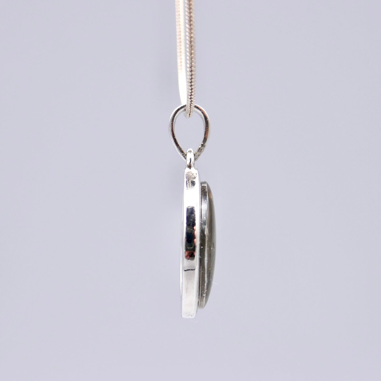 Sterling Silver Ammolite Pendant