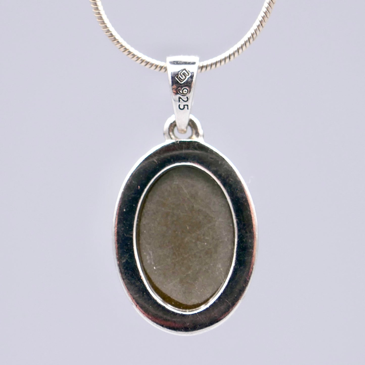 Sterling Silver Ammolite Pendant