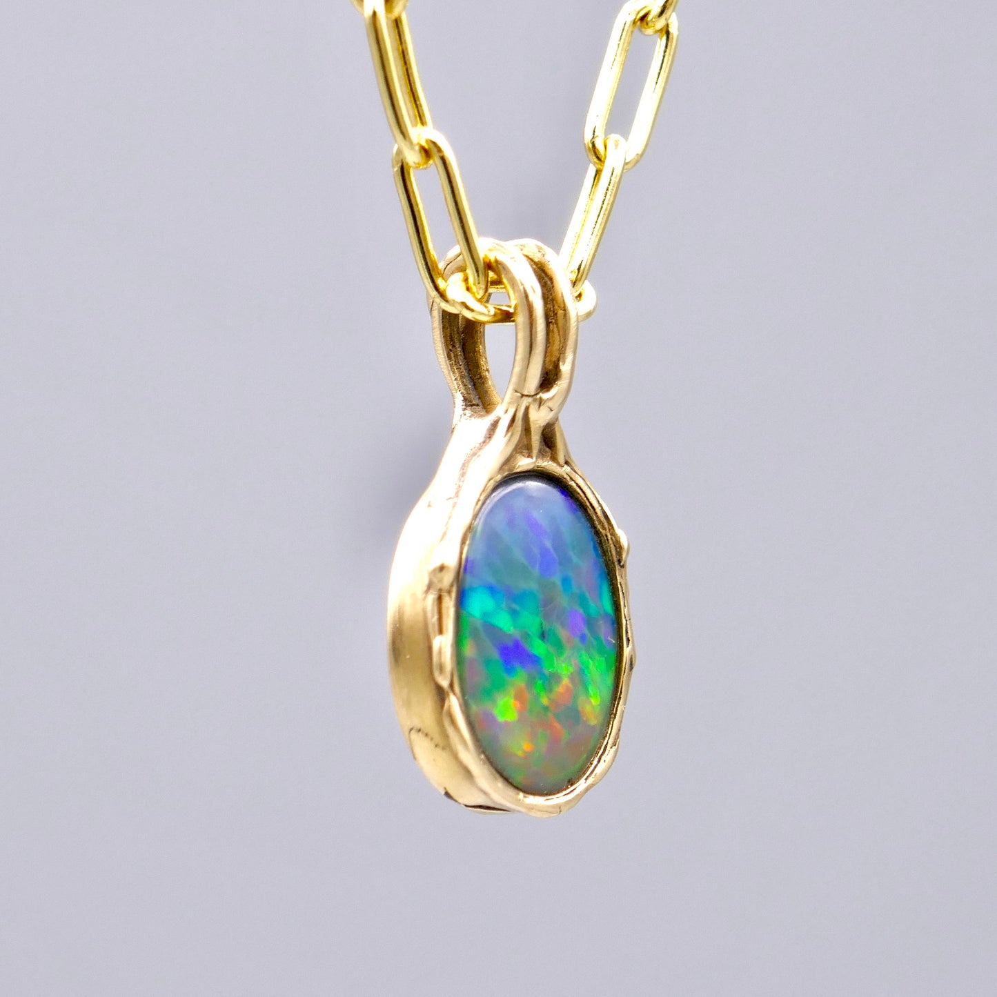 Black Opal Pendant