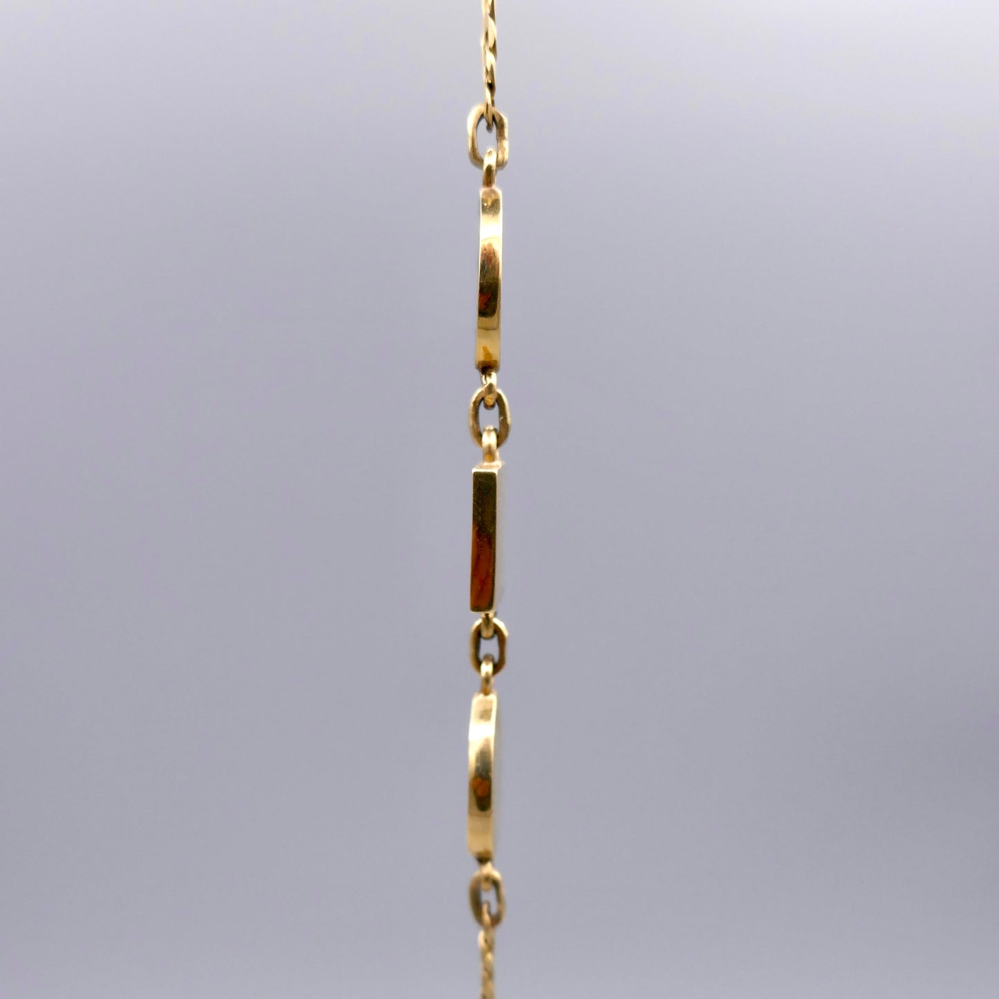 14K Yellow Gold Mosiac Opal Bracelet