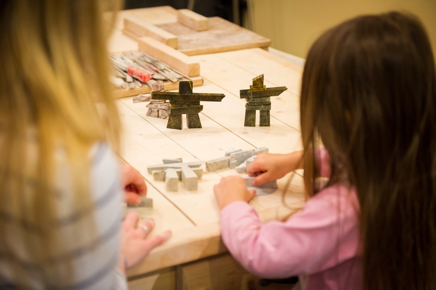 Art Class Stacked Inukshuk ~ 1-2 Hours