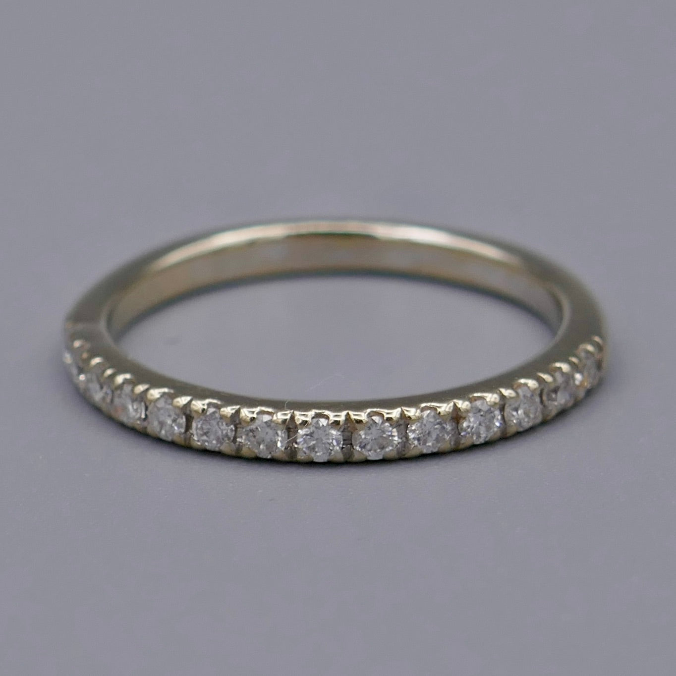 14K White Gold Ring w/ Diamonds