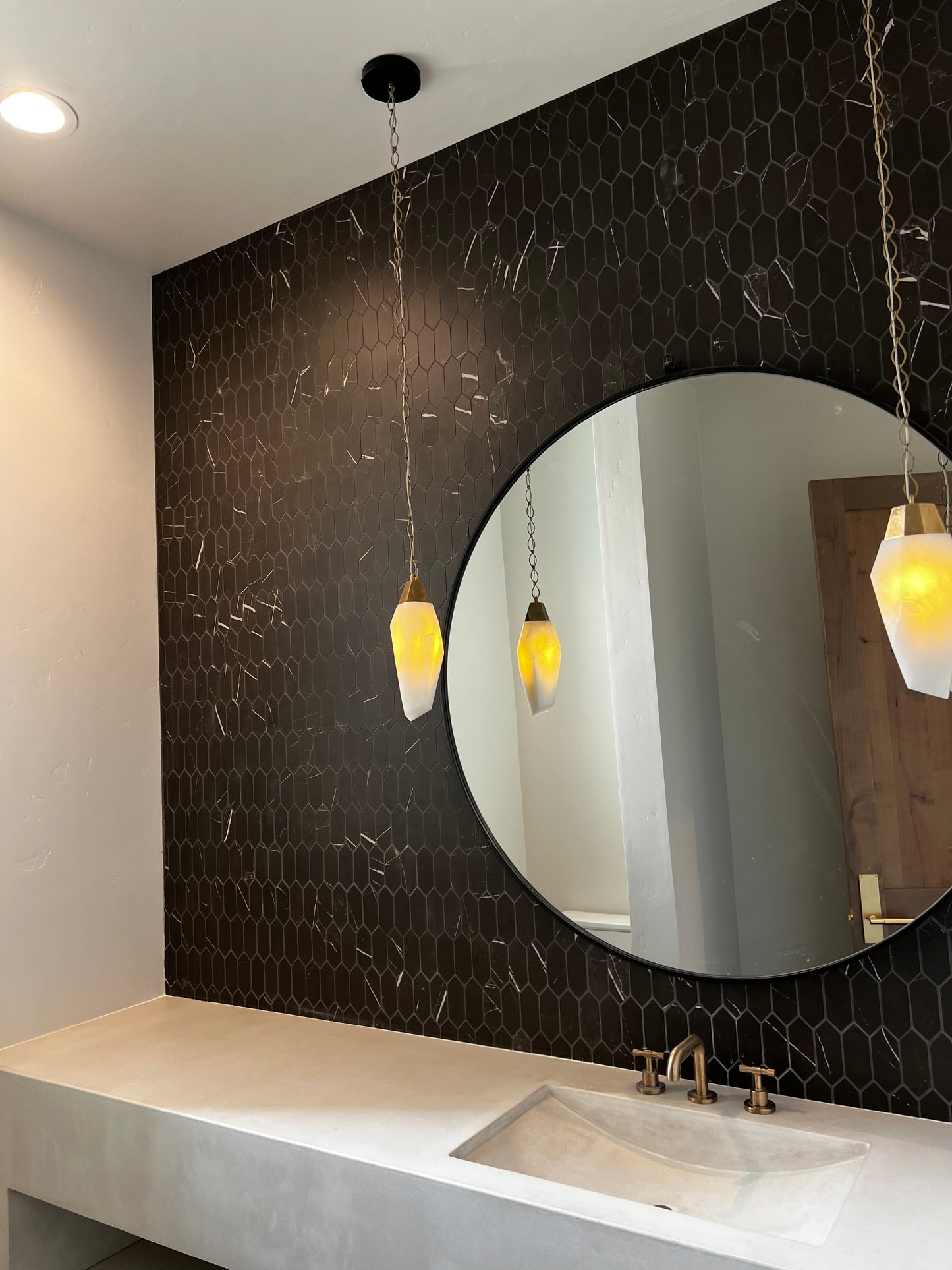 Alabaster Stone Pendant Lights