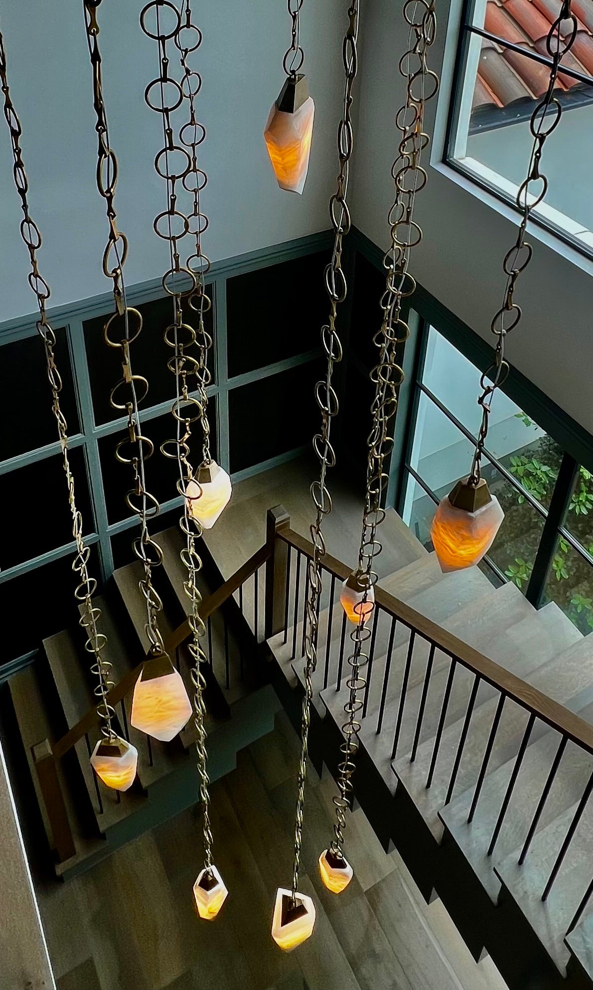 Alabaster Stone Pendant Lights