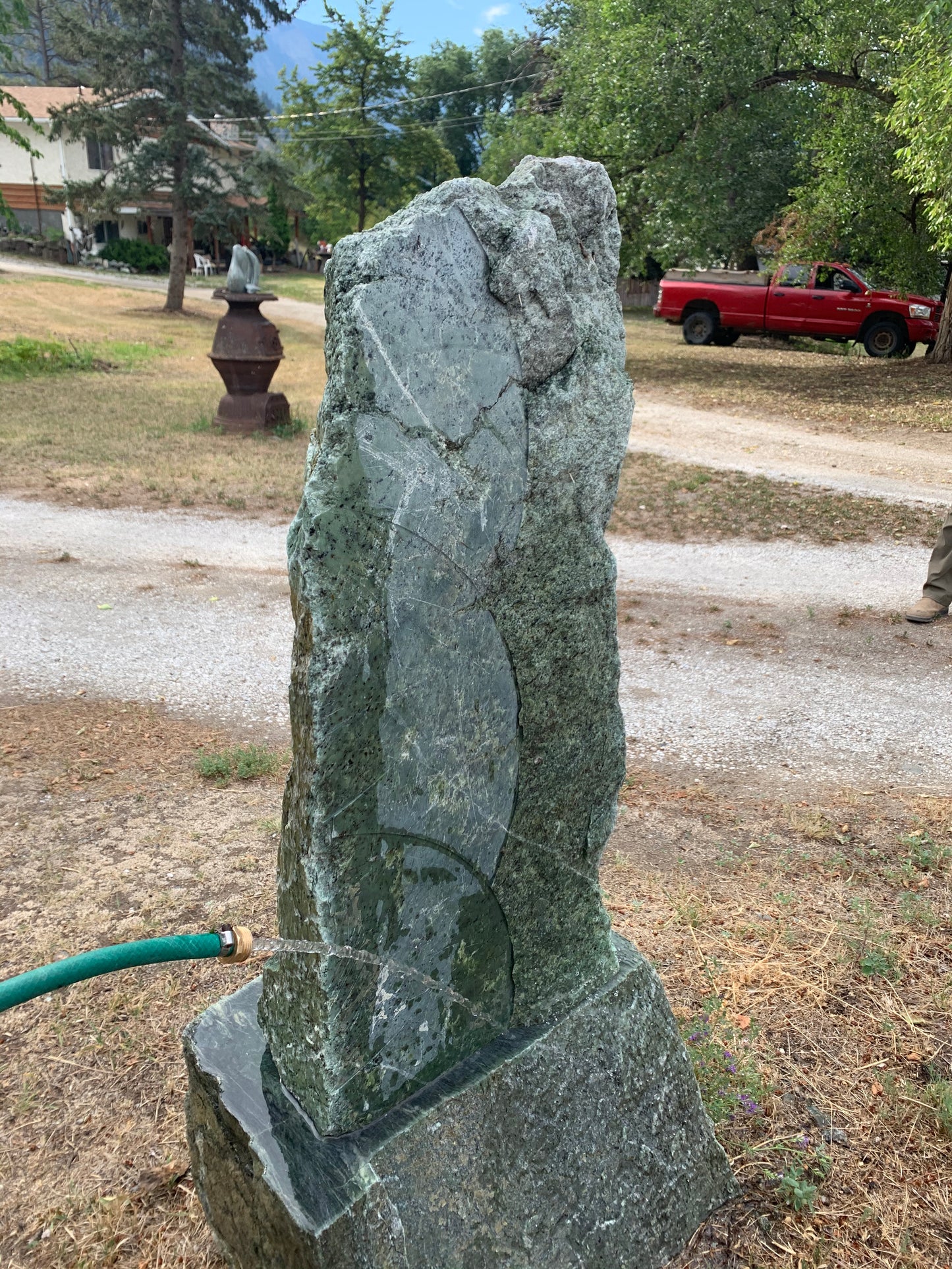 Jade Polished Boulders for Interior/Exterior