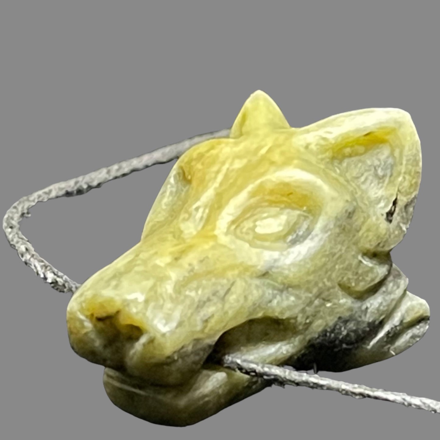 This unique and very artistic Wolfhead pendant is tiptop Best art class in Whistler BC