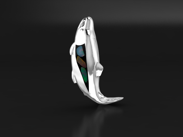 King Salmon 14K Yellow Gold & BC Opals