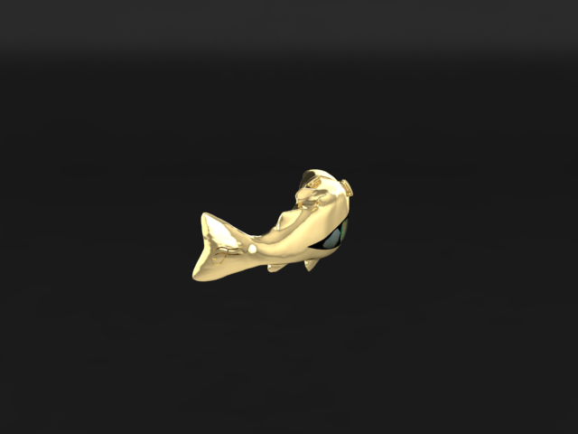King Salmon 14K Yellow Gold & BC Opals