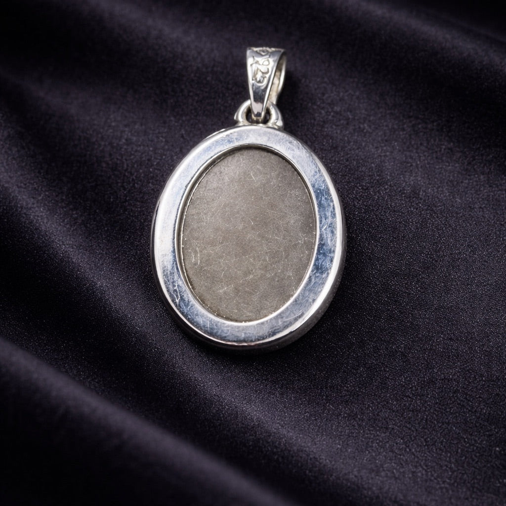 Rainbow Ammolite Pendant in Sterling Silver