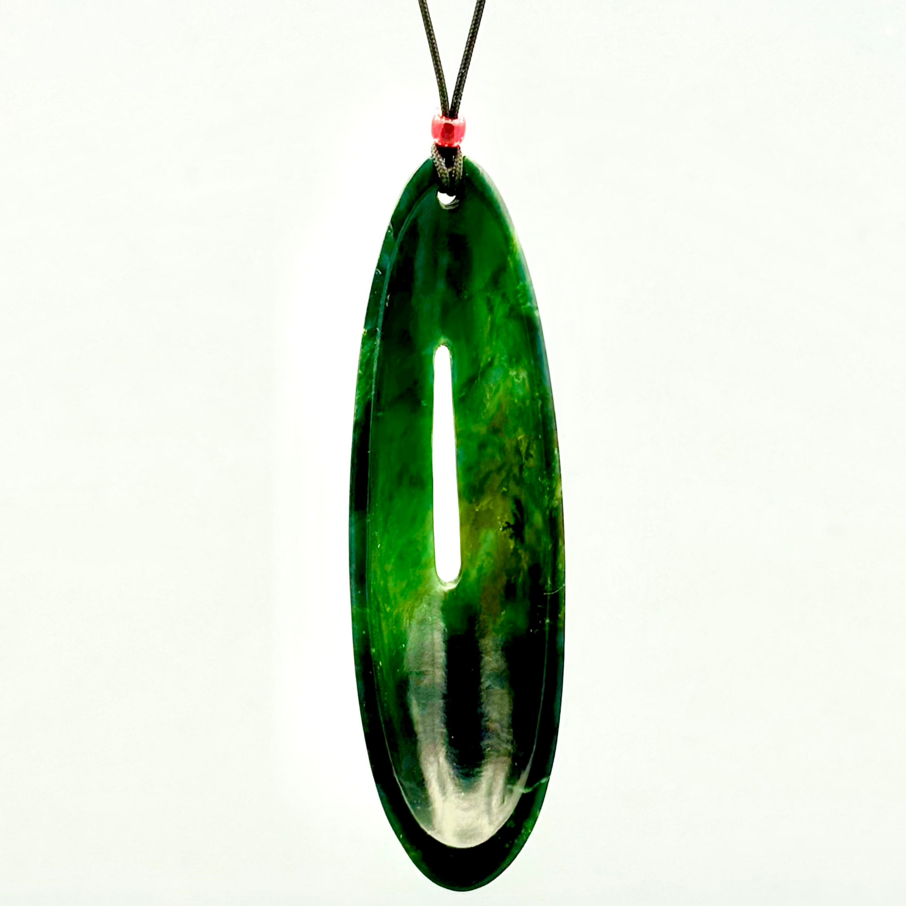 BC Nephrite Jade Limpet Necklace