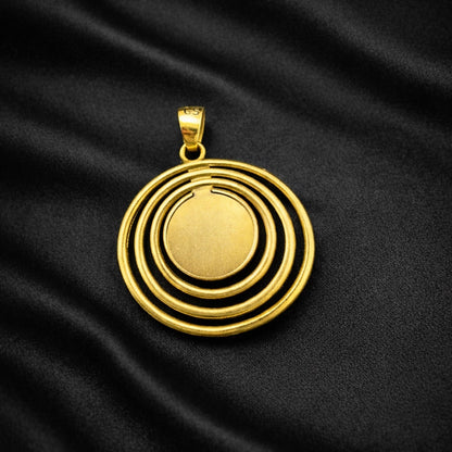 Amber Rings Ammolite Pendant