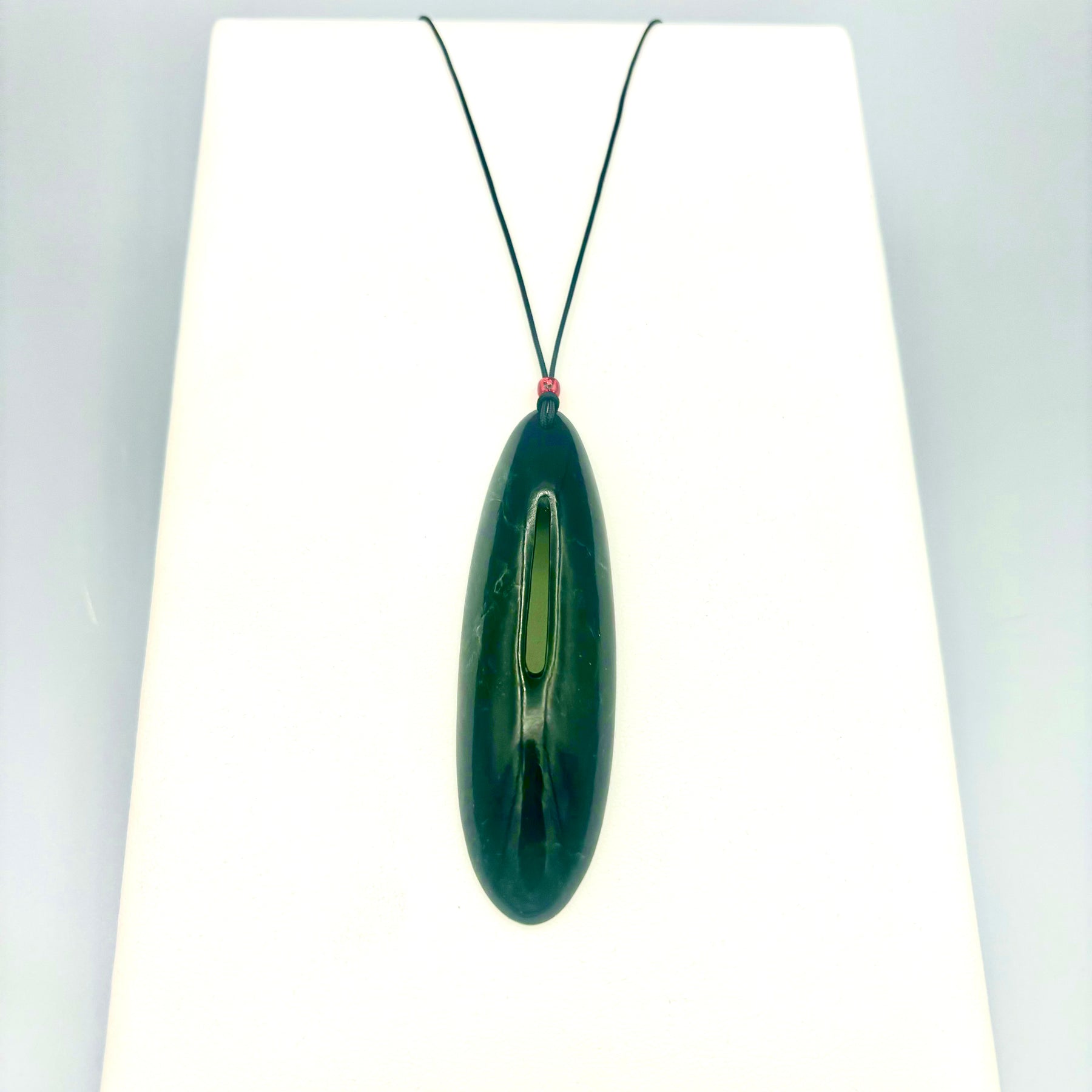 BC Nephrite Jade Limpet Necklace
