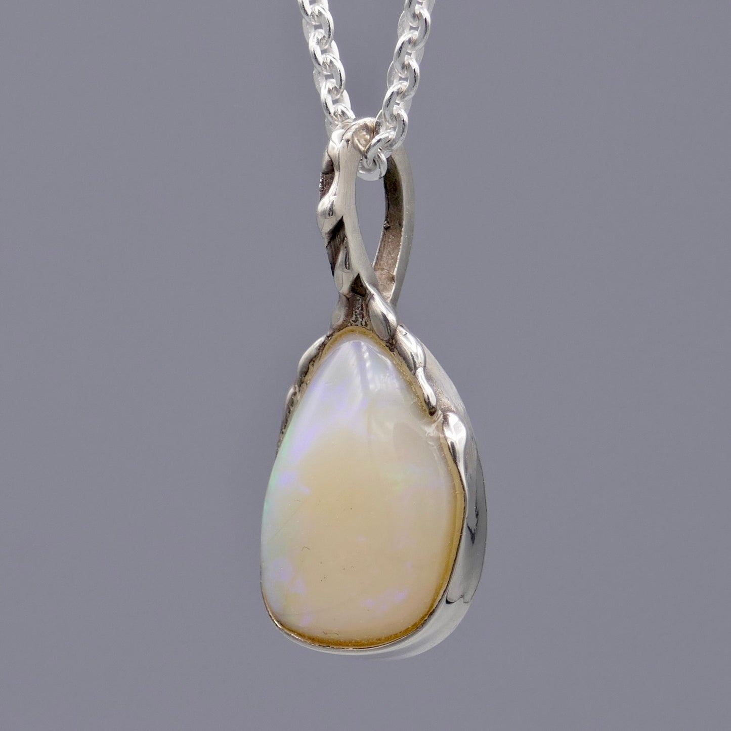 Sterling Silver Pendant w/ BC Opal