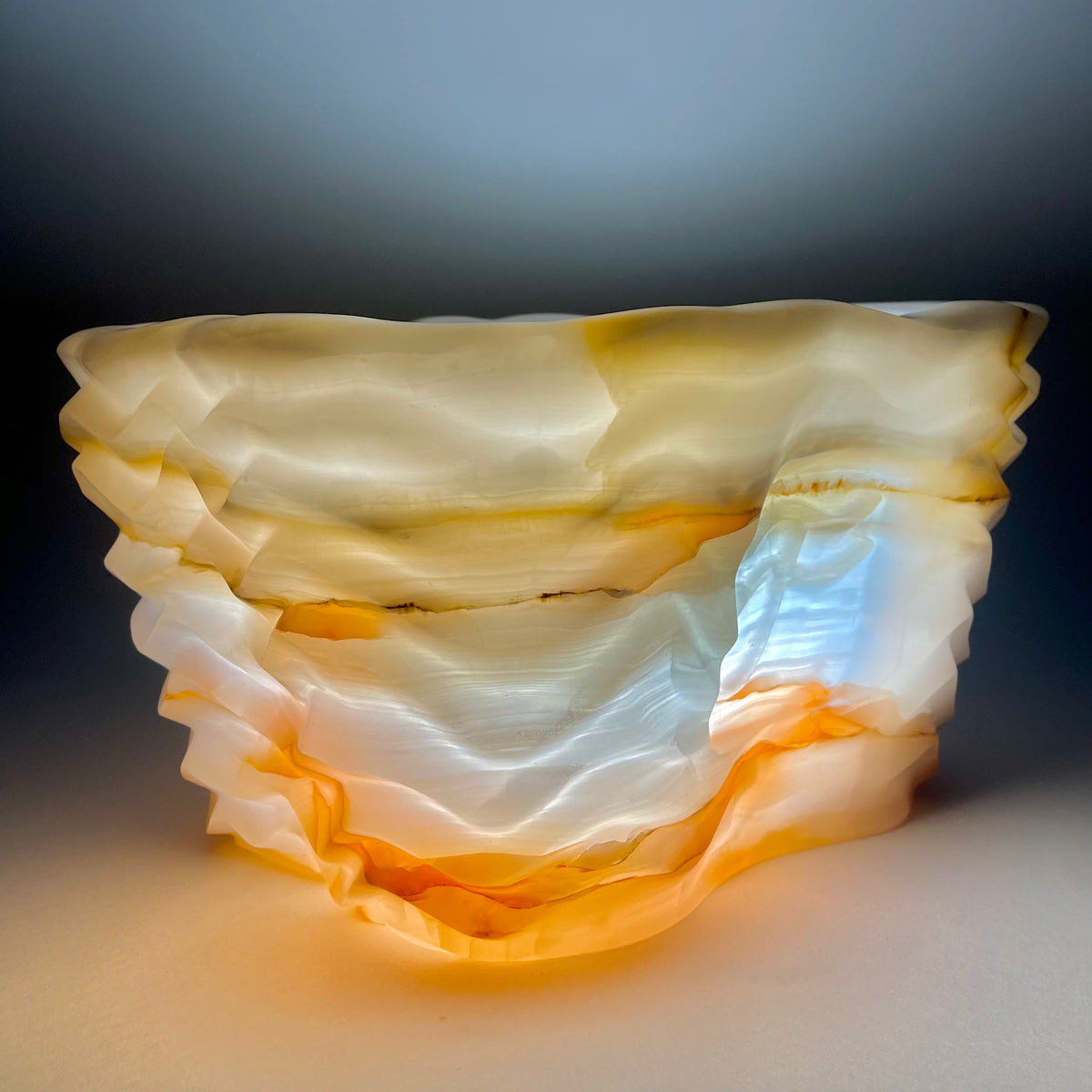 Wine Chiller – Daily Size – Pink Onyx stone bowl