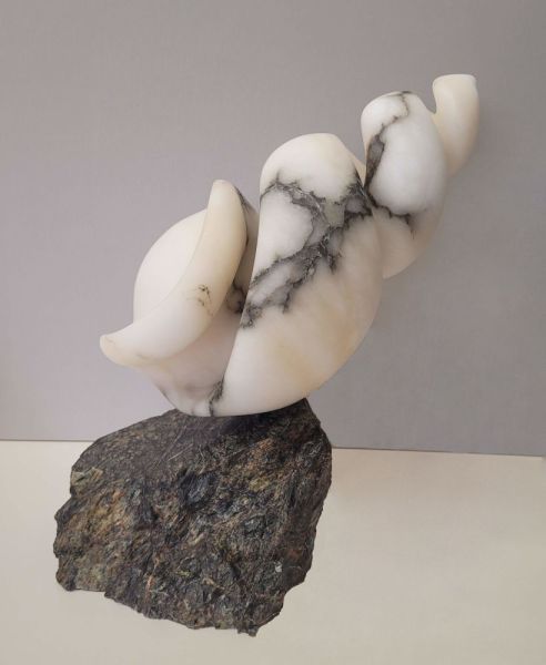 Seraphic Spiral – stone sculpture