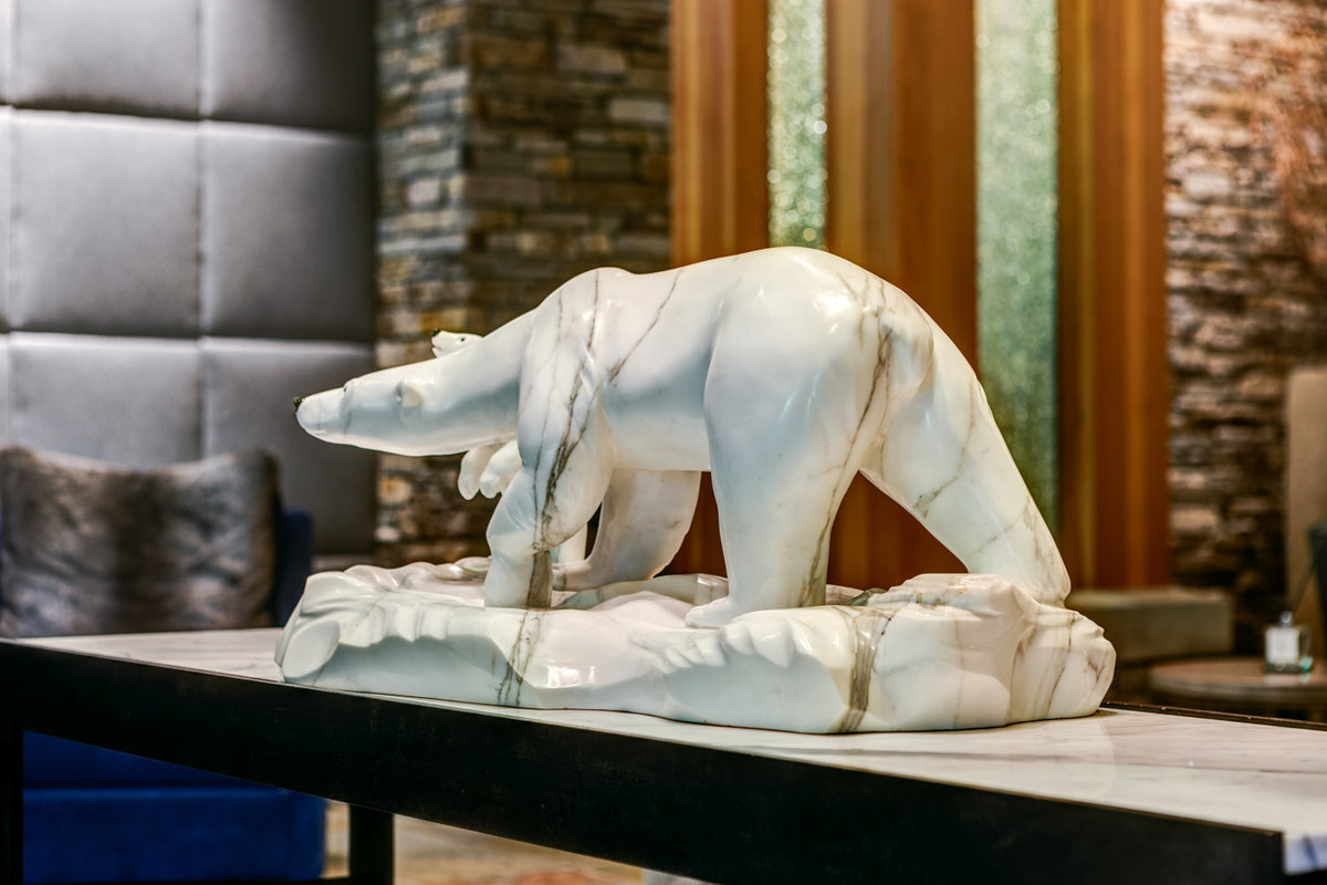 Amazing Grace - Limited Edition 26 – Italian Marble, BC Jade Nose stone sculpture