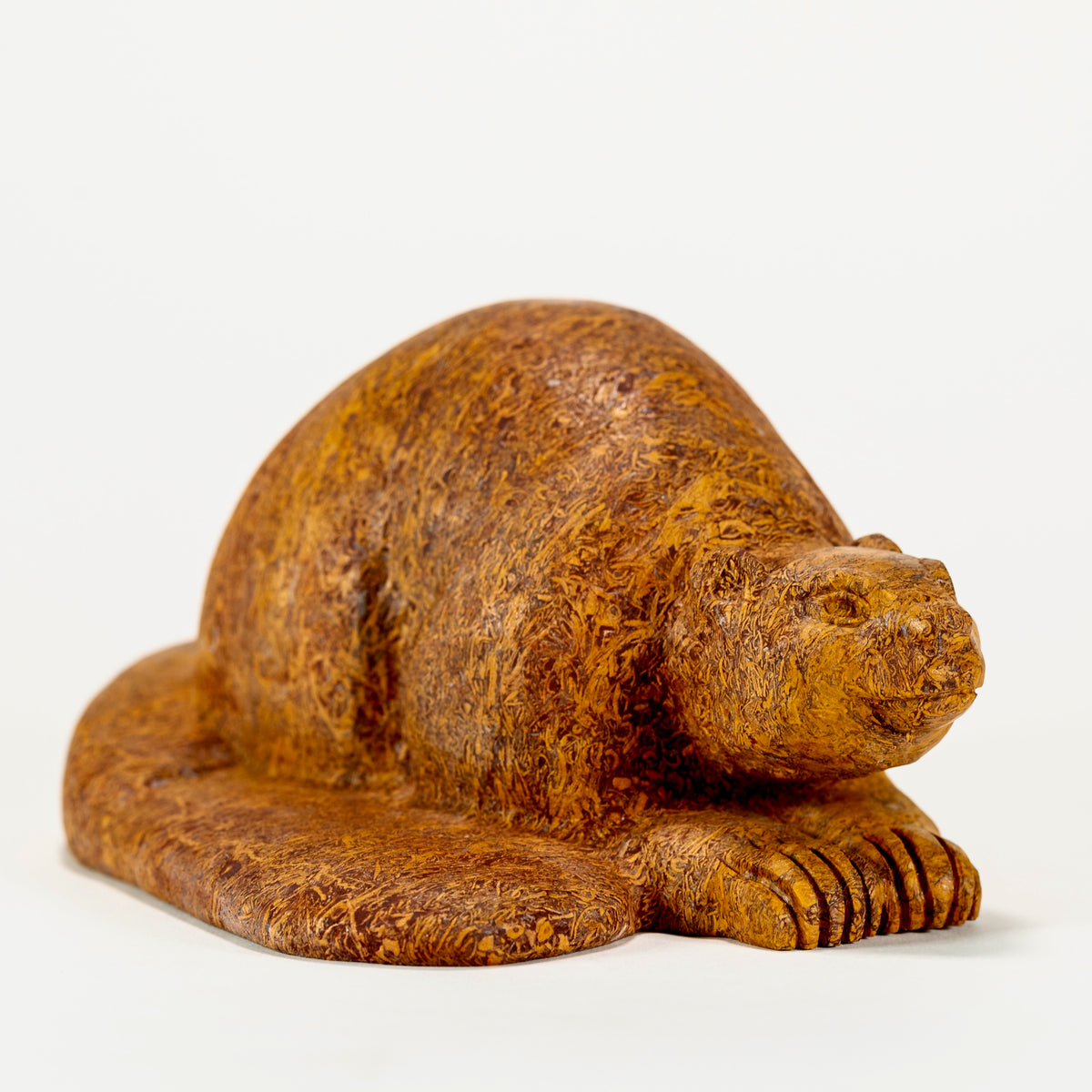 Canadian Beaver – Canadian Fossil Limestone stone sculpture