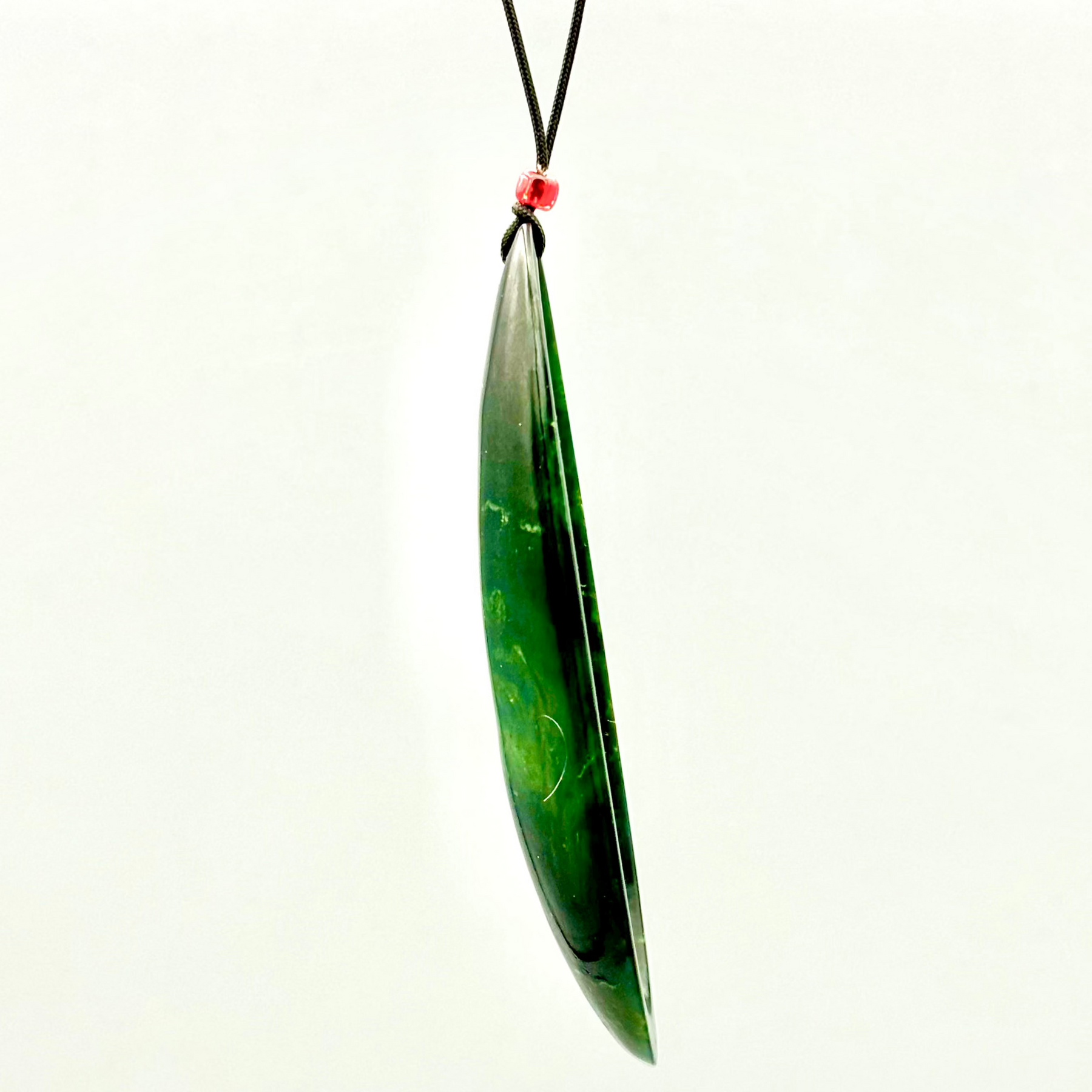 BC Nephrite Jade Limpet Necklace