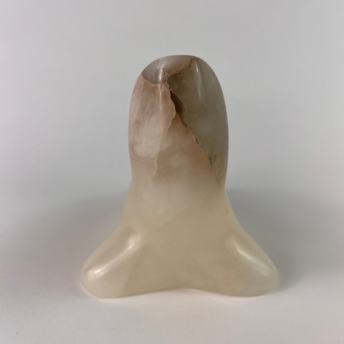 Playful Seal - Alabaster Seal Sculpture