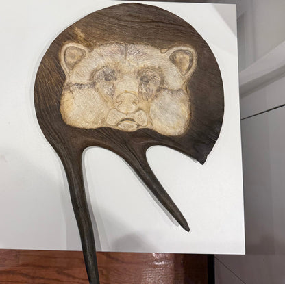 Moose Antler Etching