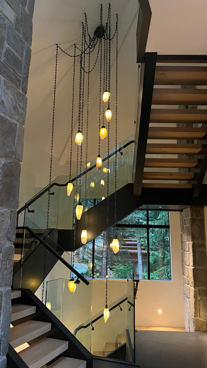 Alabaster Stone Pendant Lights