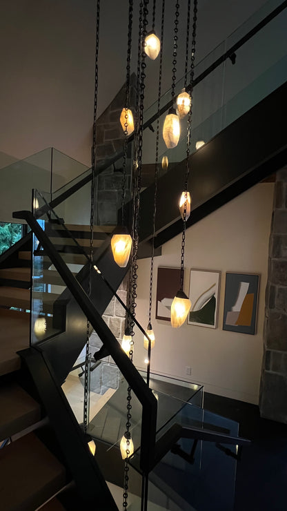 Alabaster Stone Pendant Lights