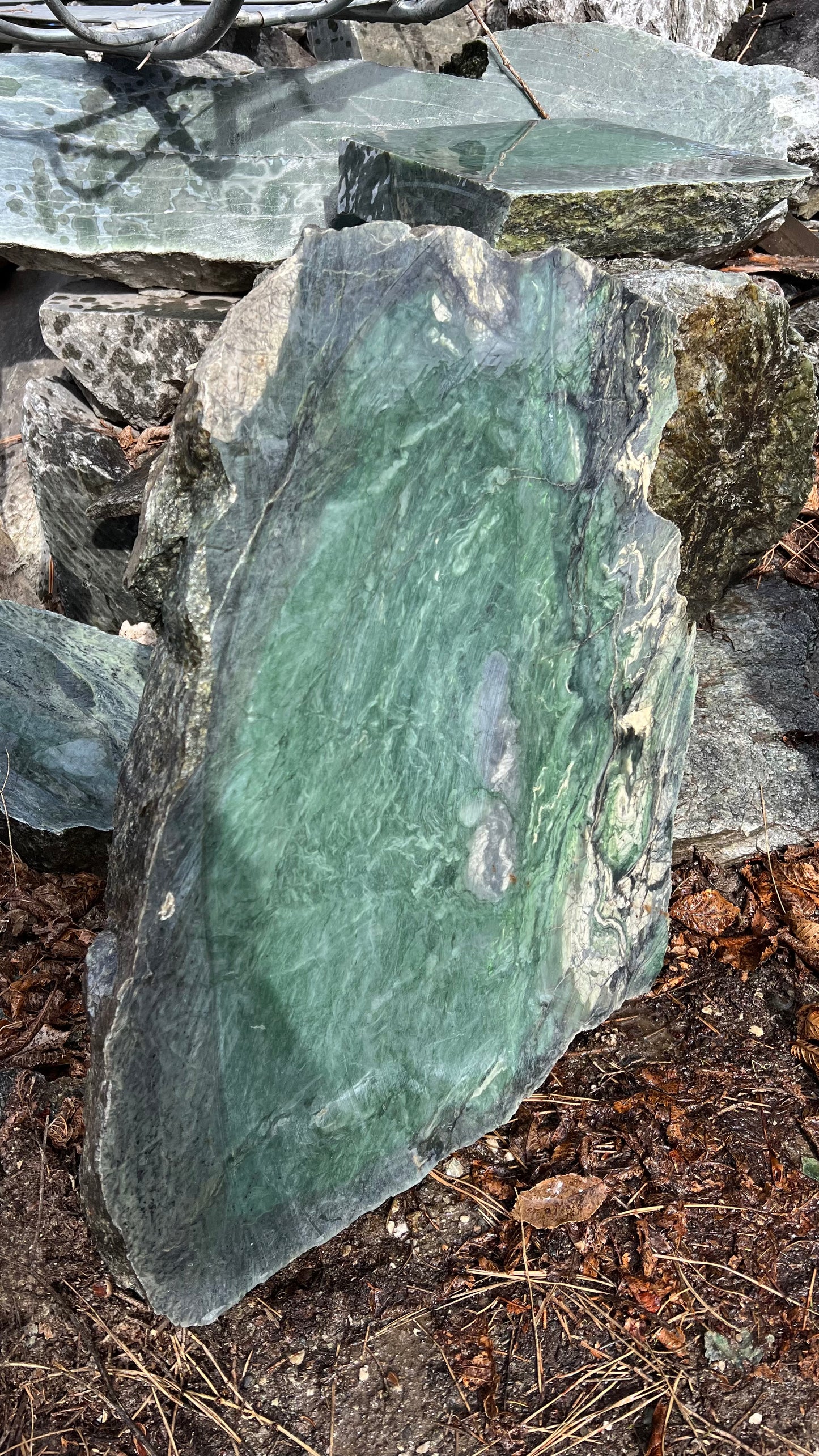 Jade Polished Boulders for Interior/Exterior
