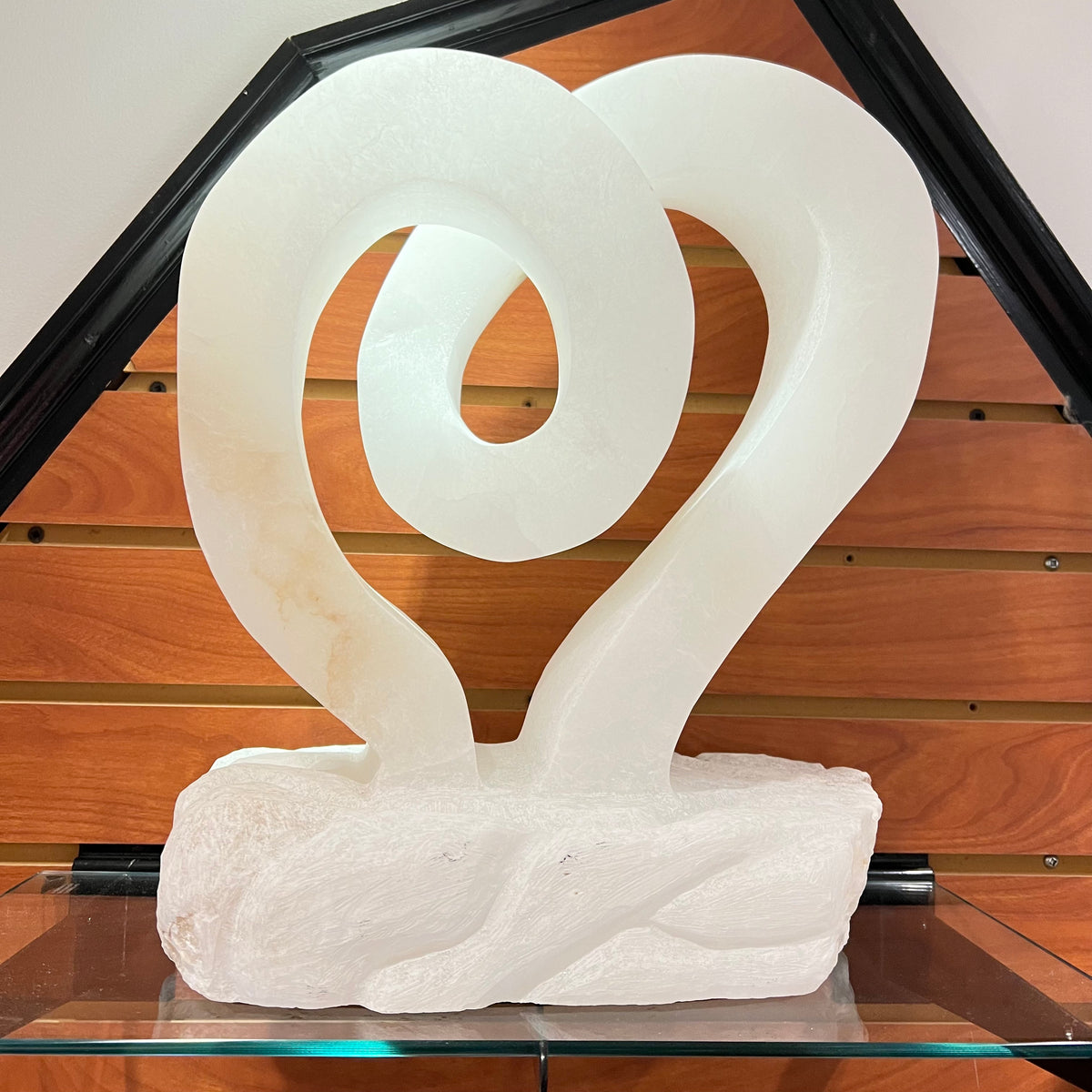 Viola Heart – stone sculpture
