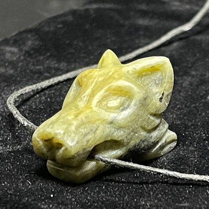 This unique and very artistic Wolfhead pendant is tiptop Best art class in Whistler BC