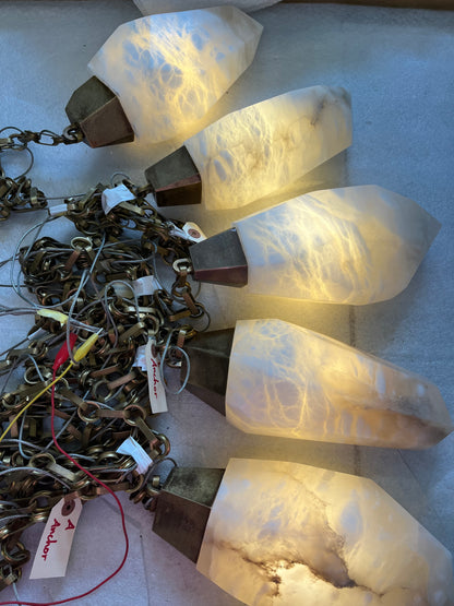 Alabaster Stone Pendant Lights