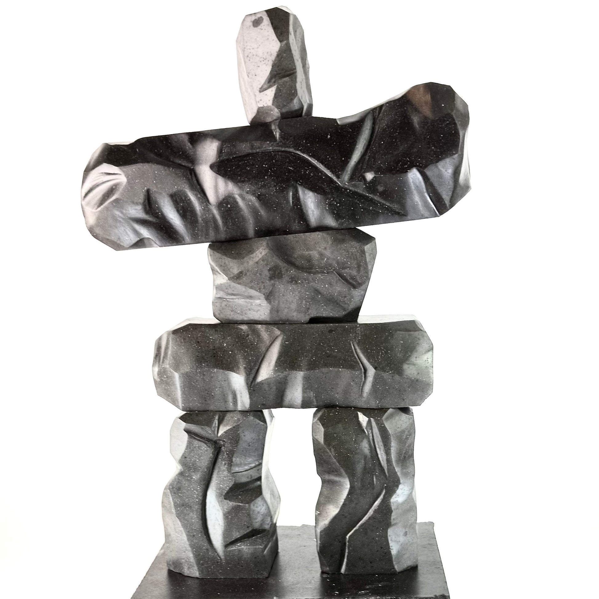 whistler basalt inukshuk 7th heaven sculpture