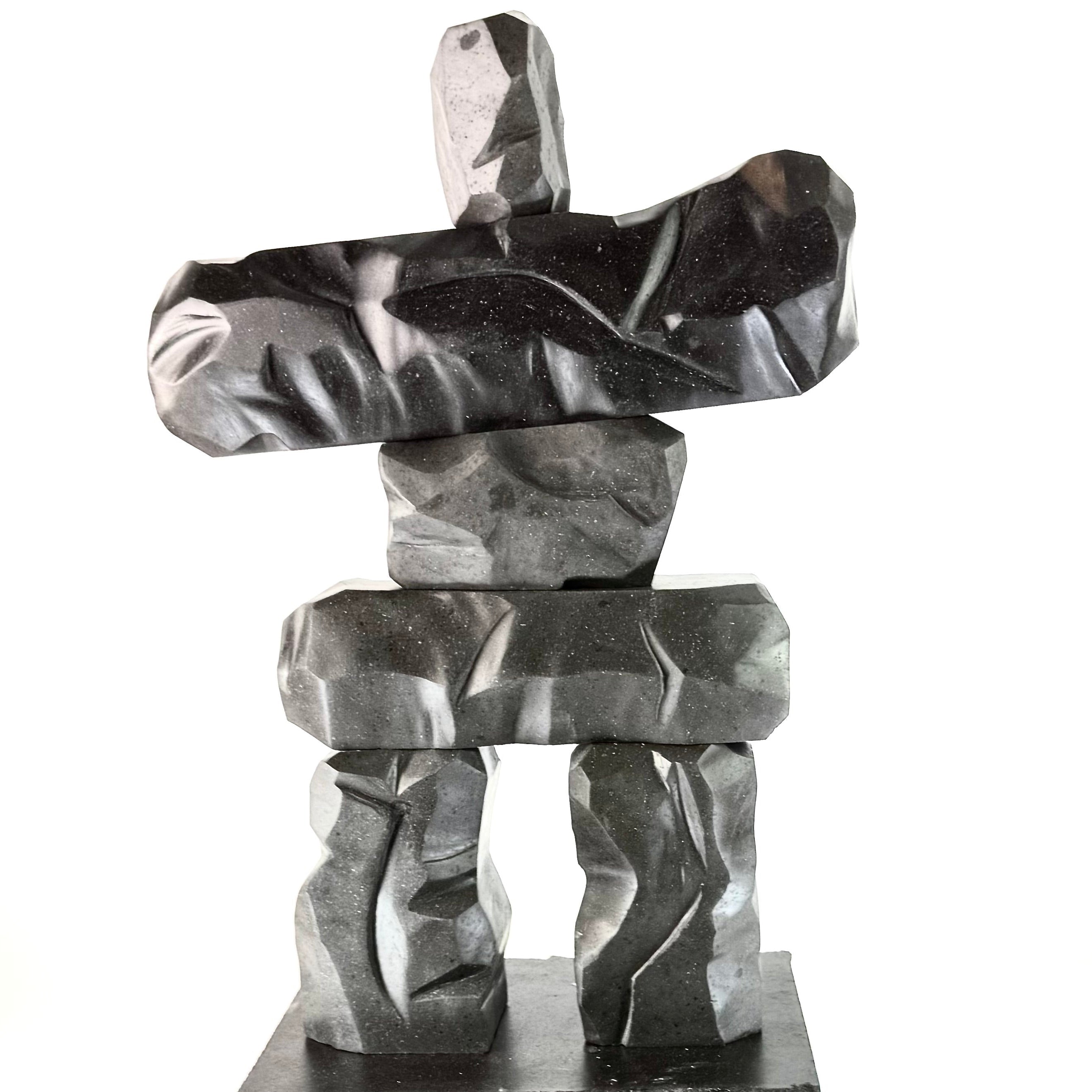 whistler basalt inukshuk 7th heaven sculpture