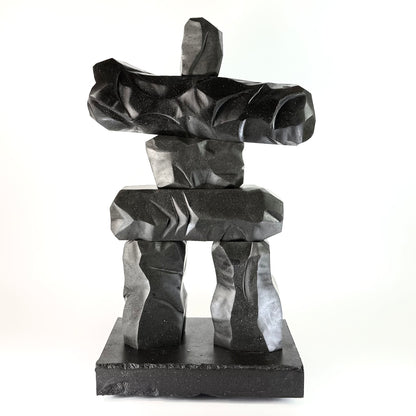 Title: 7th Heaven Inukshuk
Stone: Whistler Gray Basalt
Size: 17" x 10" x 27"
Weight: 88 lbs / 40 kg
Made in BC Canada