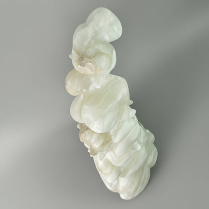 sculpture of a snowy tree 
