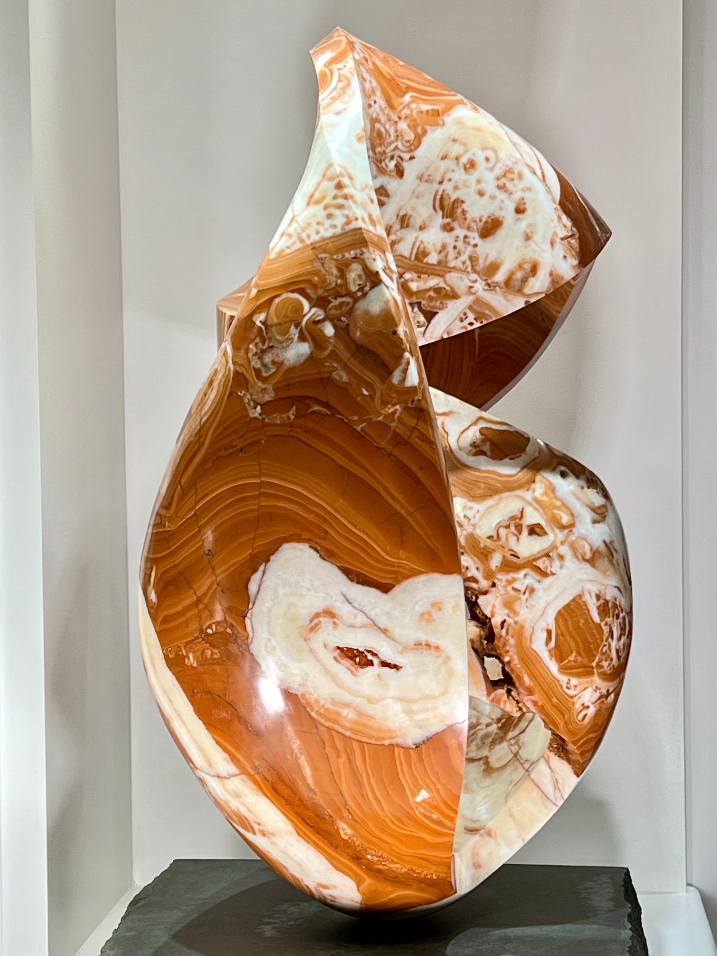Dance Twist ~ Red and White Onyx ￼
