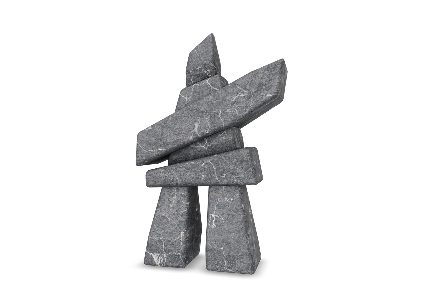 Inukshuk - Vancouver Island Grey Marble