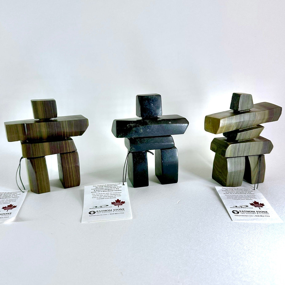 Hand-Carved Inukshuk 5" | Personalized Executive Gift