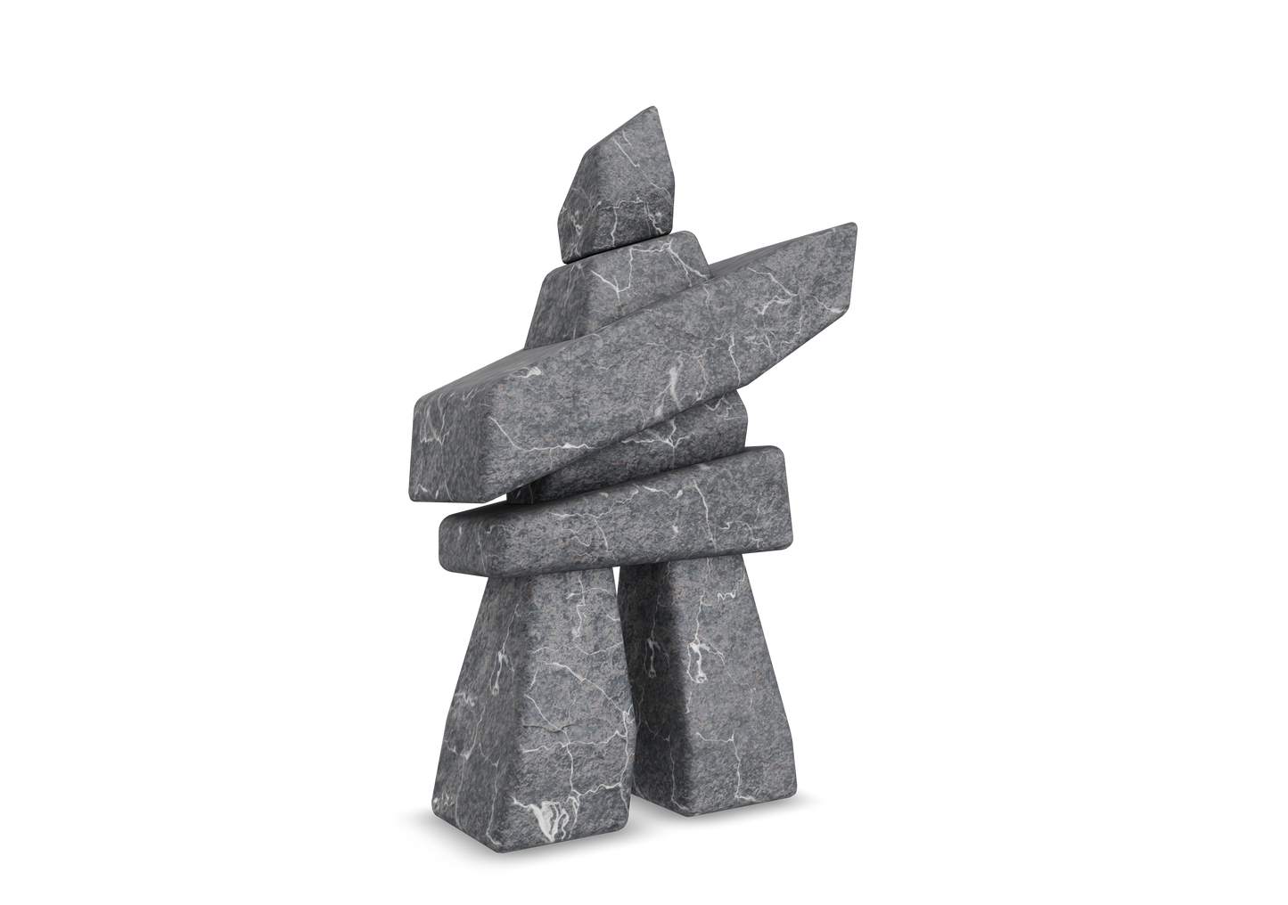 Inukshuk - Vancouver Island Grey Marble