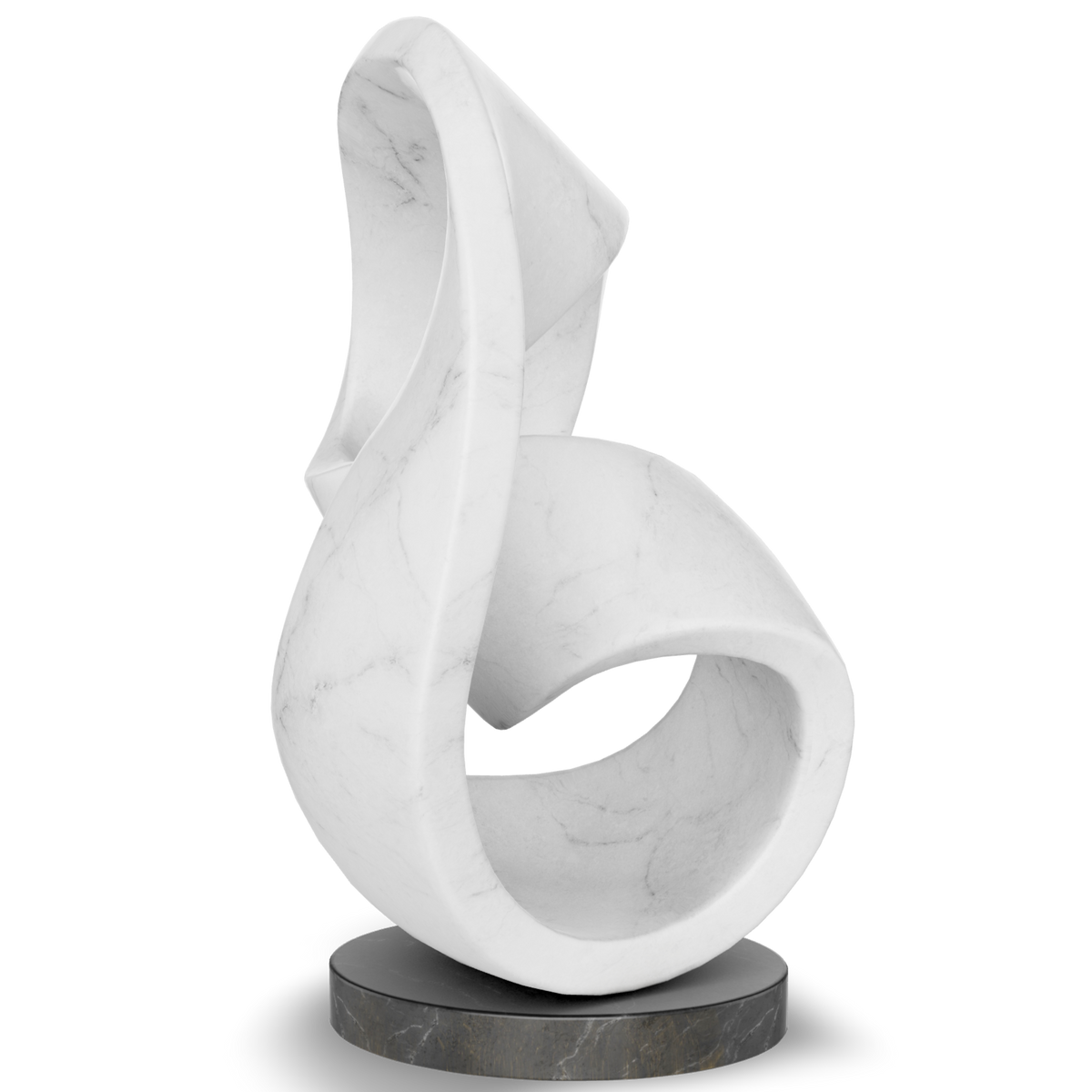 Whirl & Twist – abstract stone sculpture