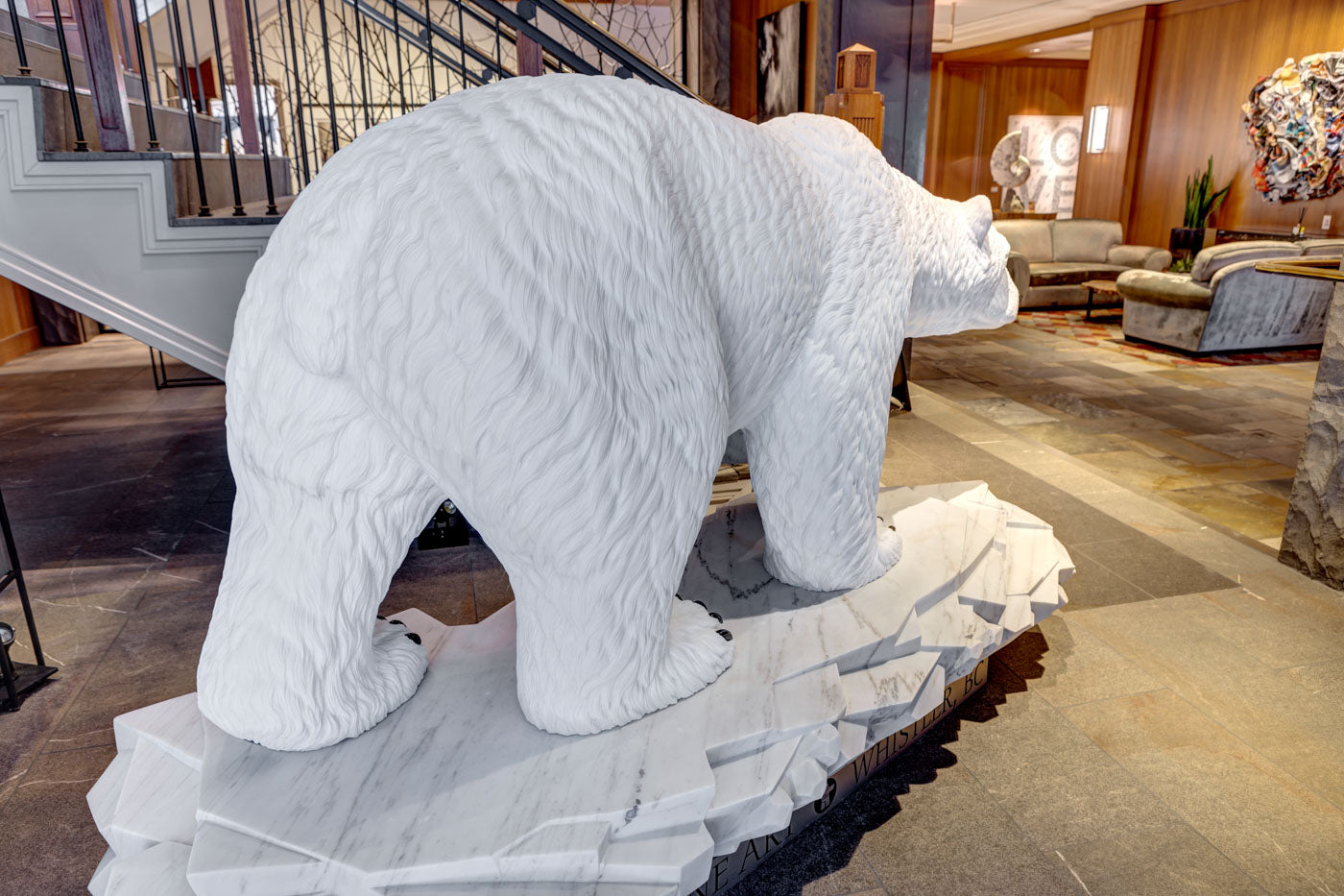 Arctic Pursuit - 7' Life Size Polar Bear