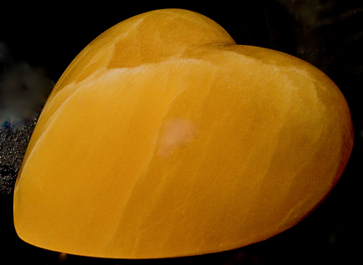 Heart of God – Golden Onyx, Pink Marble stone sculpture