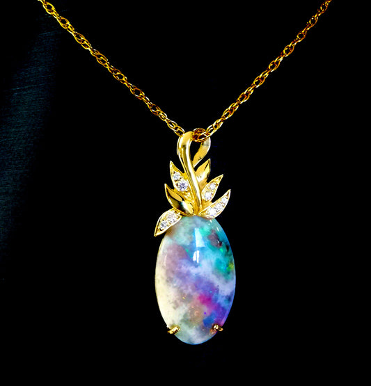 SOLD - Pineapple Opal Pendant