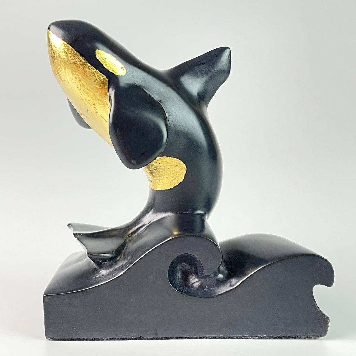 Black Gold - Orca – wildlife sculpture