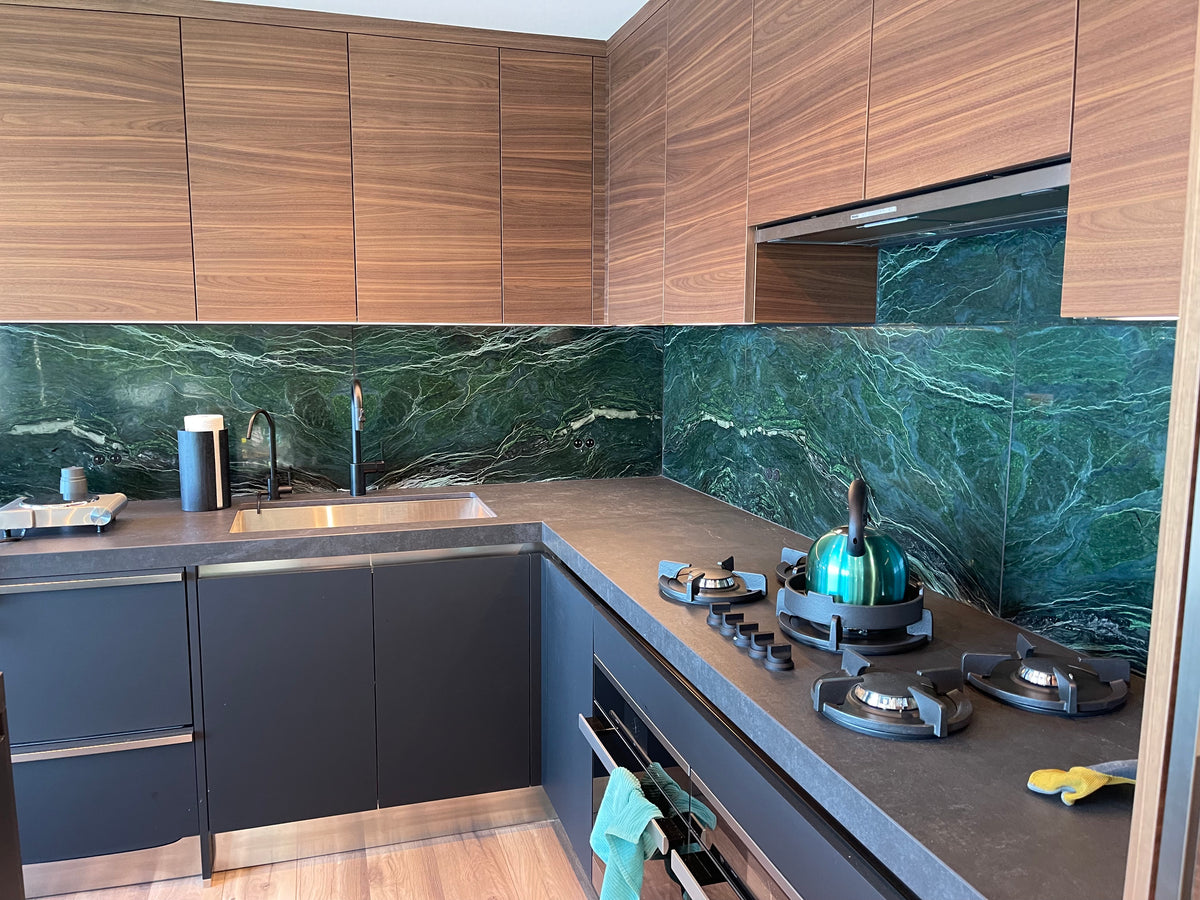 Backlit Jade Wall Installation