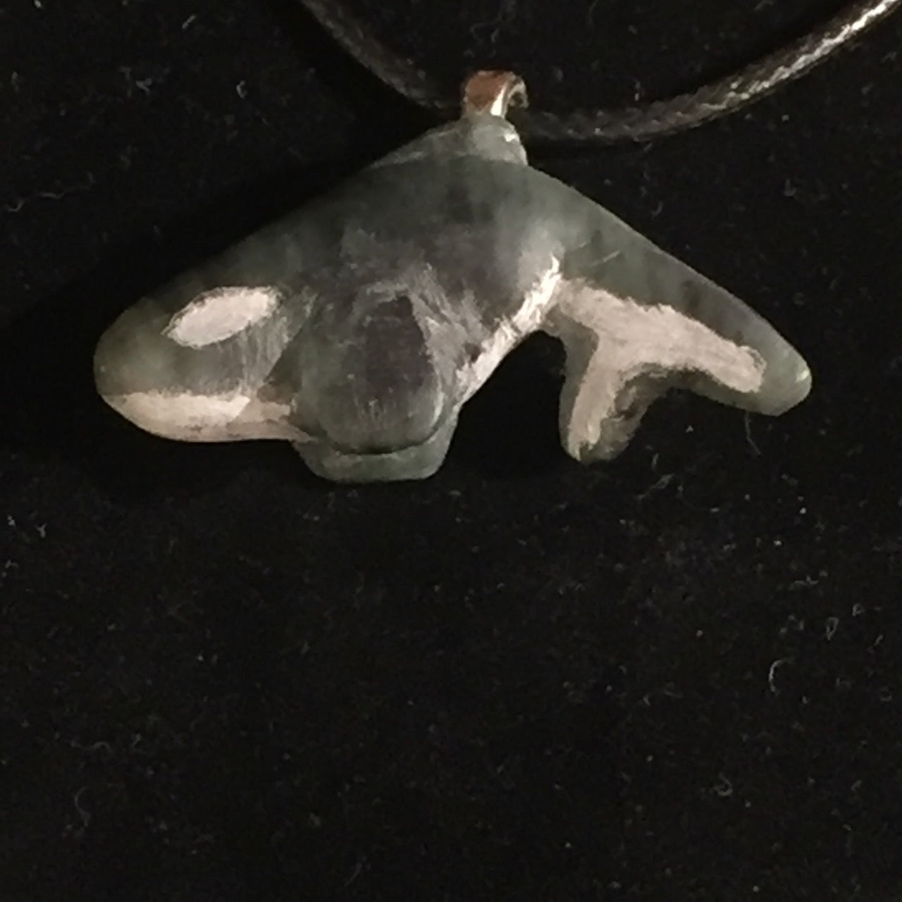 Soapstone carving class in Whistler, BC that is fun for the whole family.  Orca Pendant.