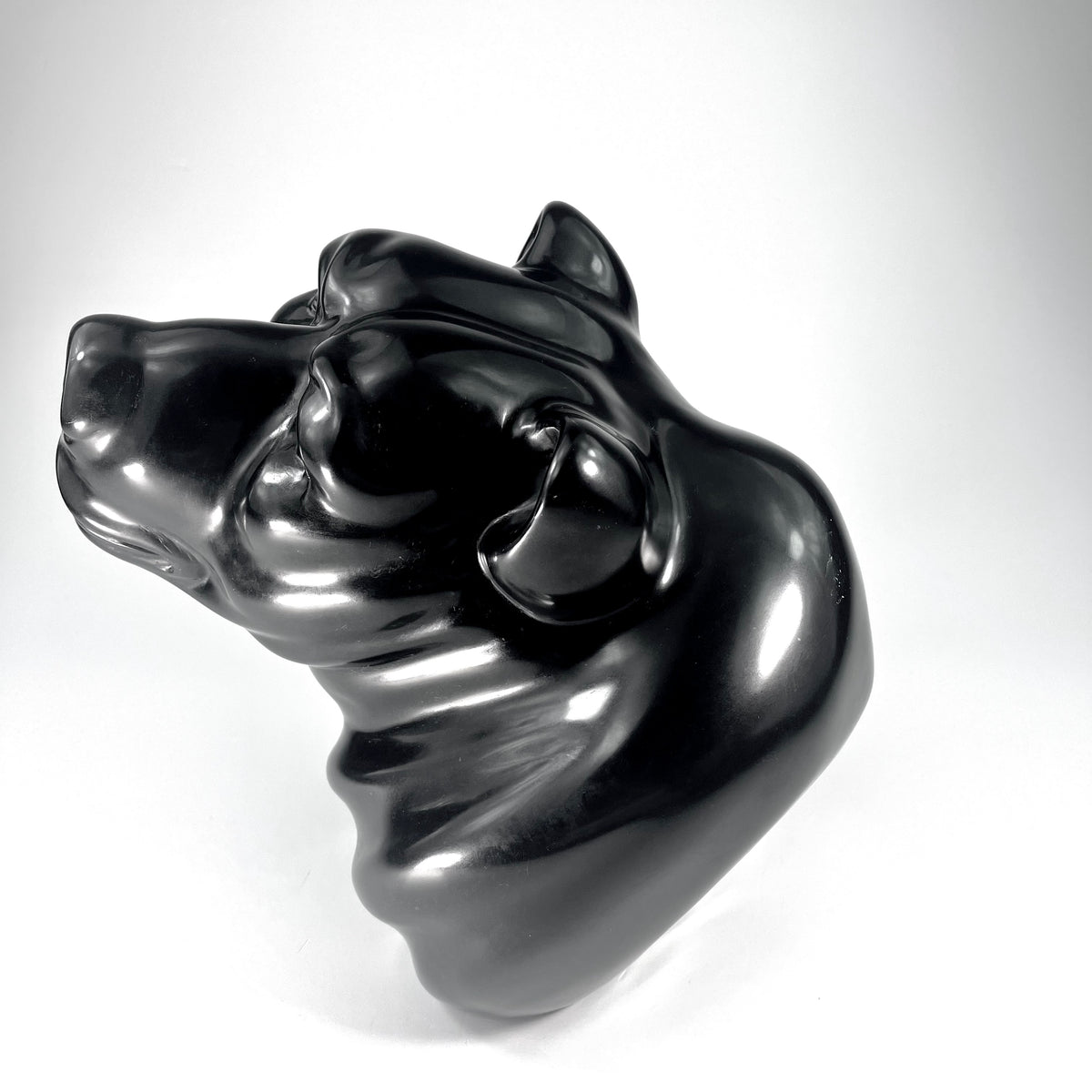 I Love You – BC Black Chlorite stone sculpture