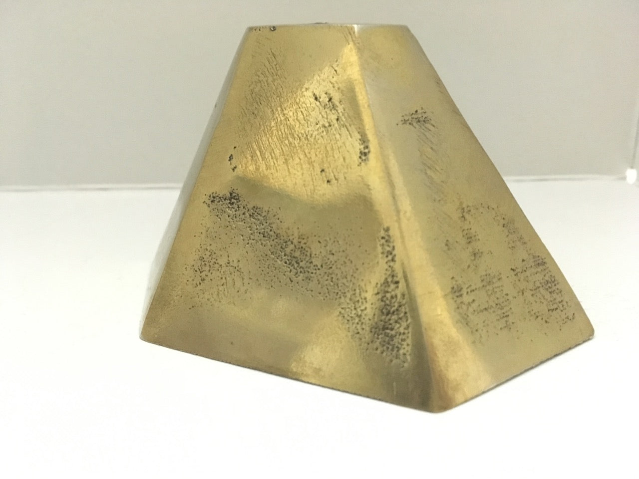 antiqued brass tops for Randy Zieber alabaster lights at Fathom Stone Art.
