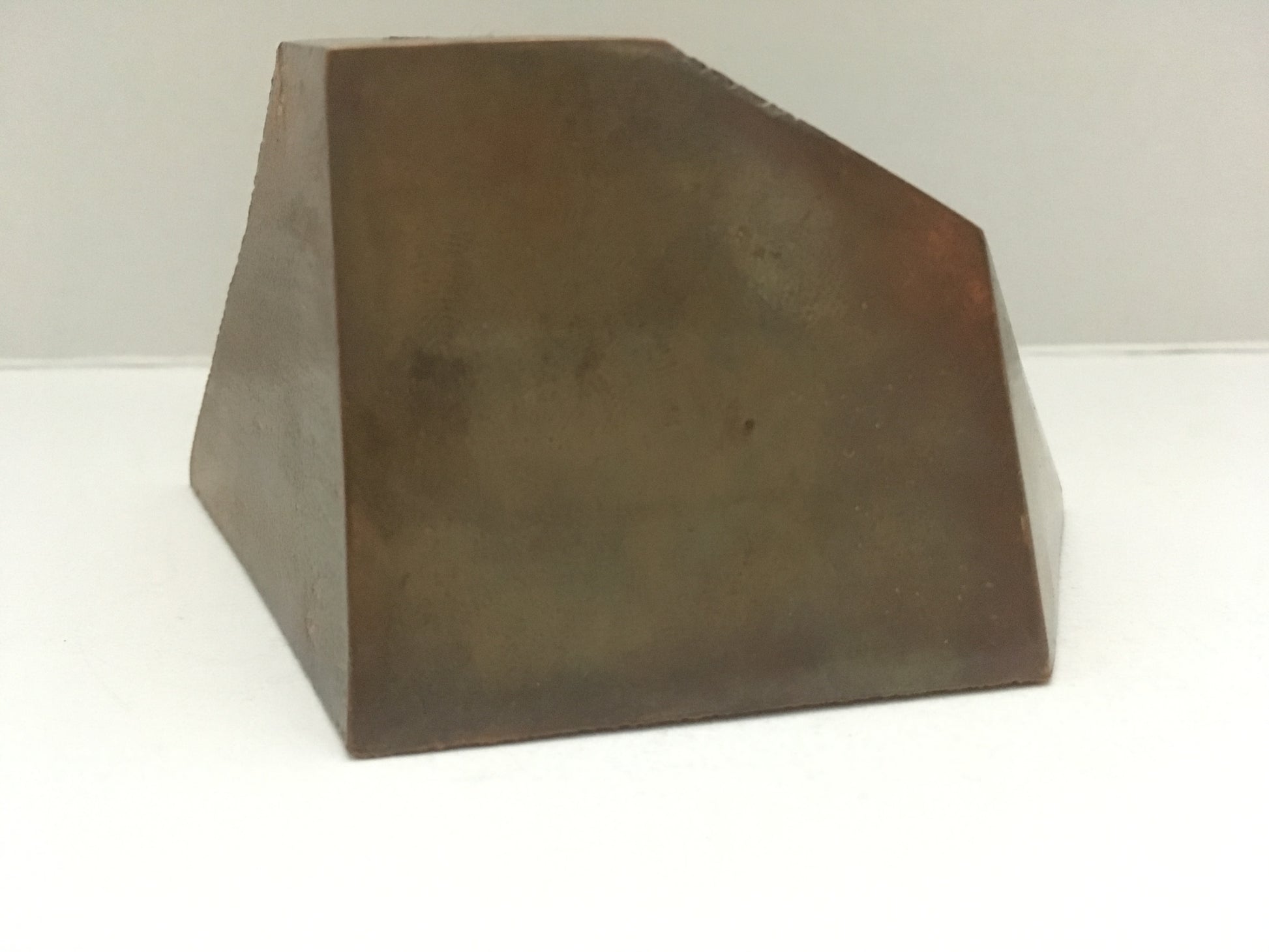 Dark antiqued bronze tops for Alabaster Pendant Lights at Fathom Stone Art