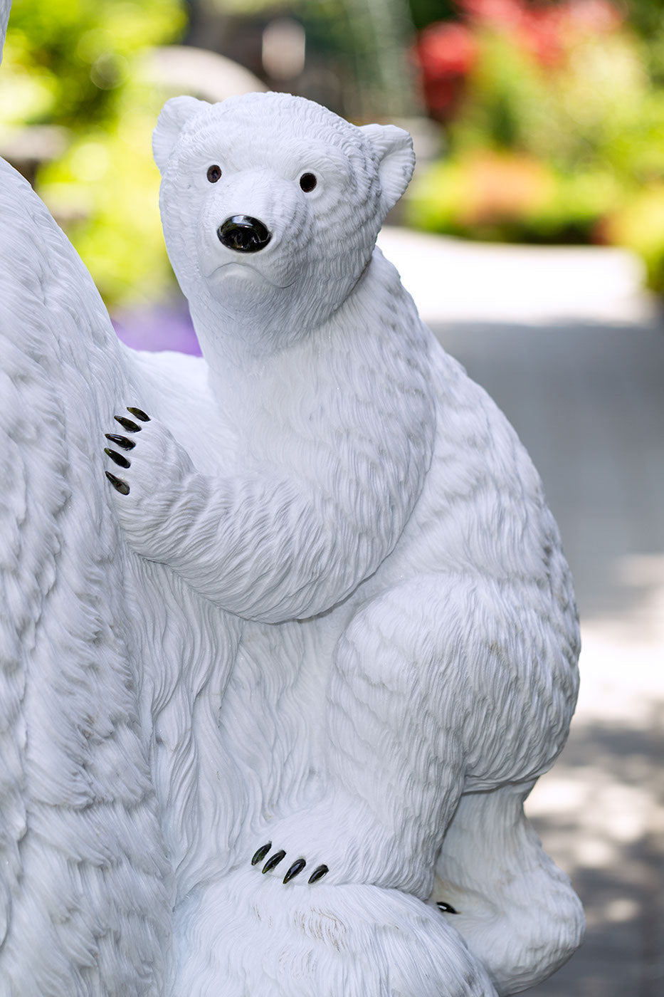 White Gold - 5' Life Size Polar Bear