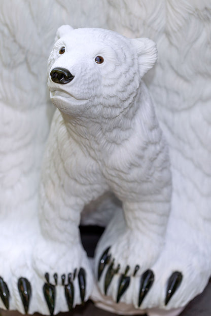 White Gold - 5' Life Size Polar Bear